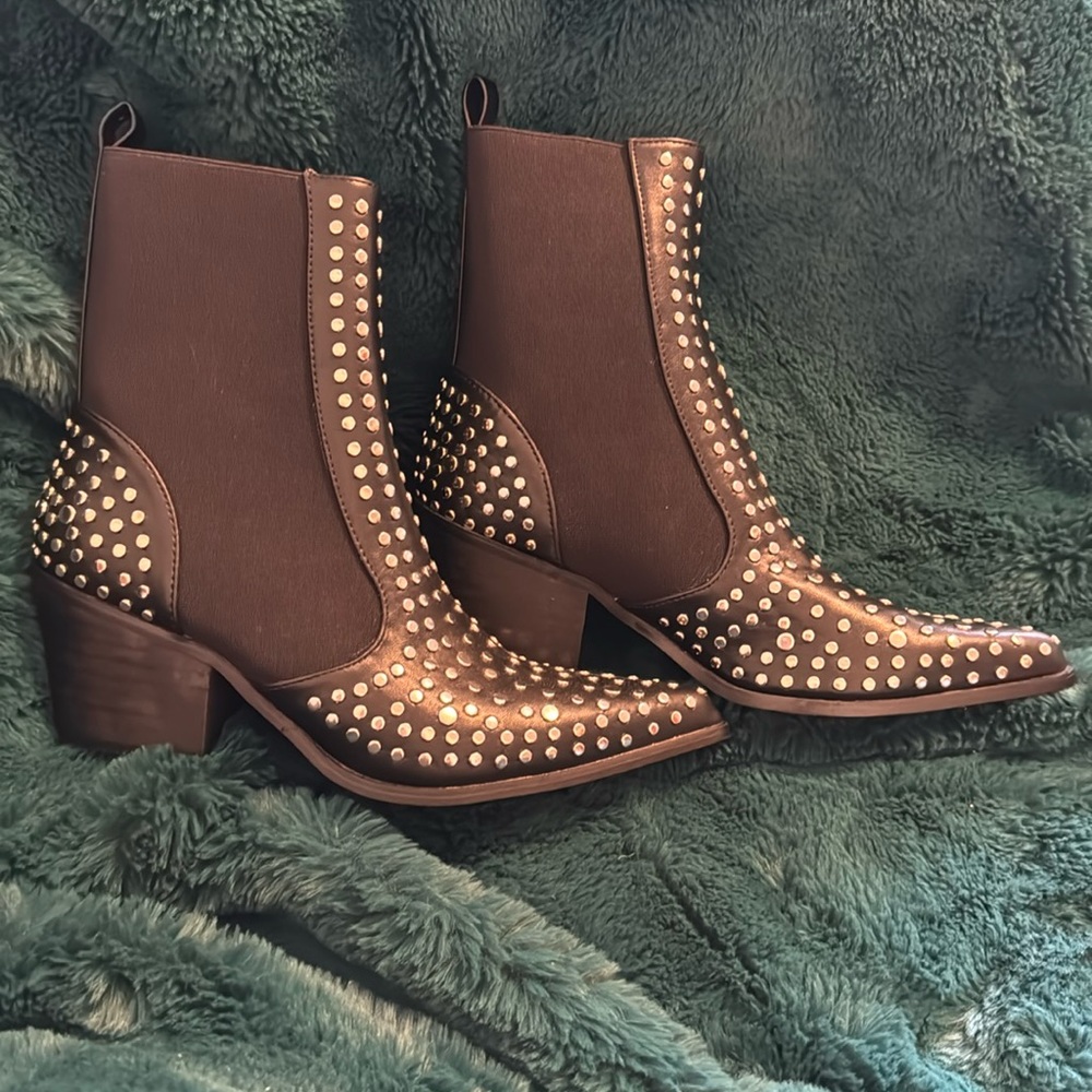 Studded Moto Boot *Never Worn*